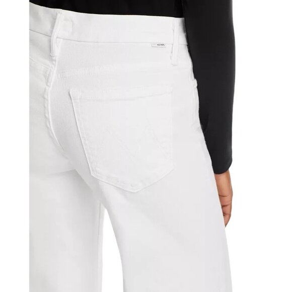 Mother The Roller Fray Jeans Women's 27 Fairest Of Them All High Rise Wide Leg - Picture 4 of 15
